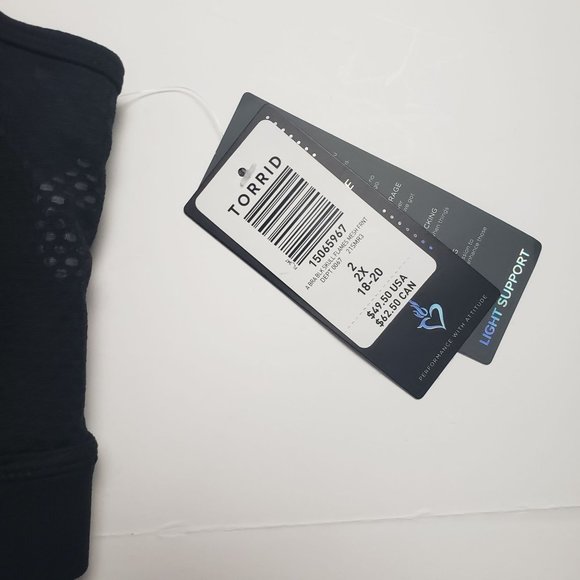 Torrid Black Skull Flames Sports Bra Size XXL Mesh - Picture 11 of 14